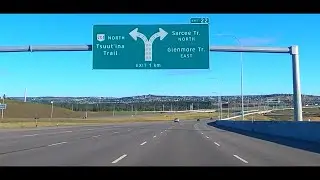 [2022/21] Calgary, AB - Glenmore Trail Freeway, Eastbound
