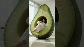 My attempts to make an AI video with avocado-shaped bed 🥑🛏️ #avocado #bed #ai #aivideo