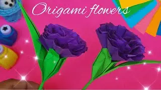 DIY / Paper Rose / How to make awesome and easy paper roses (complete tutorial) / Origami Rose Easy