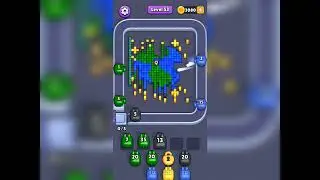 Pixel flow Level 53 Walkthrough Solution Gameplay Gamerstein