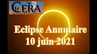 ECLIPSE ANNULAIRE - 10 JUIN 2021