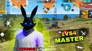 1Vs4 20 Kill Bawal Macha Diya😱😱😱😱 || KHUSHI GAMING 