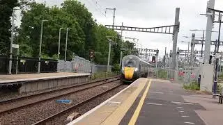 GWR Class 800 passing Maidenhead at high speed!