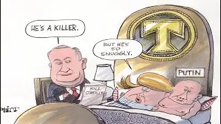 AUGUST 23 Funny American Political Cartoon - Breaking News - USA Politic Caricature - Trump Satire