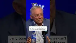 Jerry Jones says the Cowboys could use picks acquired in the Micah Parsons trade to make moves 👀
