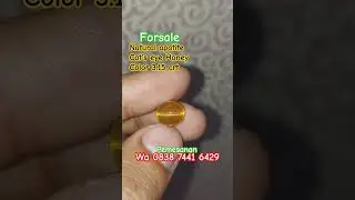 Natural apatite cateye Honey color #batupermata