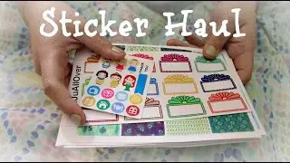 Etsy Sticker Haul from JuJuAllOver