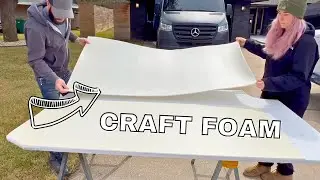 Craft Foam Review | Using foam as insulation under Sprinter Van floors