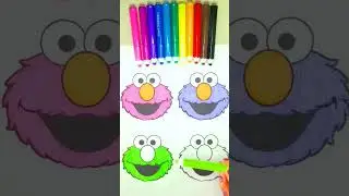 Elmo coloring #coloring #colorpencil #elmo #muppets #sesamestreet