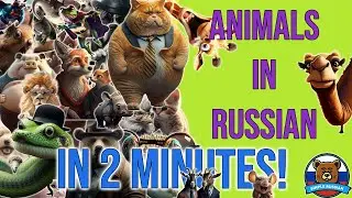 Animal Vocabulary in Russian | EXPLAINED IN 2 MINUTES! | Learn Russian