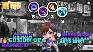 Shadowcell 6 + Swiftblade 4 = KOMBO PALING SADIS GUSION 😱 | Magic Chess Auto Win!