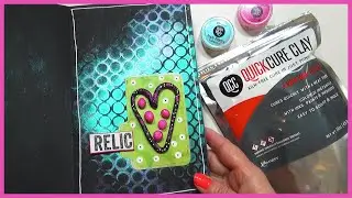 Art Journaling with Pearl Powders & Quick Cure Clay