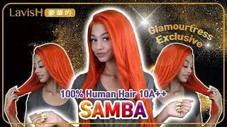Lavish 100% Human Hair Hand-Tied Lace Front Wig - Samba 24