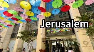 Jerusalem. Walking from Zion Square to the Western Wall