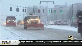 Scoopin' snow with Josh Palmer