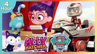 Singing with Abby & Bozzly!🎤 Paw Patrol's Dessert Race Rescue! Cartoons for Kids🎉4 Hour Compilation🎉