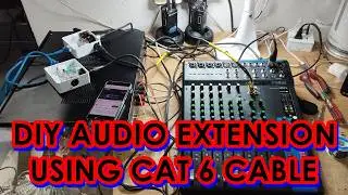 HOW TO MAKE A DIY AUDIO EXTENSION USING CAT 6 CABLE SOUND TEST | EFFECTIVE DIN PALA.