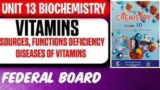 Vitamins | Sources, Functions & Deficiency Diseases | Unit 13 Biochemistry | Class 10 Chemistry