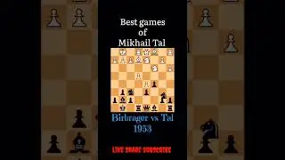 Best chess games of Mikhail Tal 😍😱 #chess #chessstrategy #ytshorts #shorts