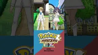 Battle Vs. Sina and Dexio #pokemonmasters #pokemonmastersex #shorts #ポケマスEX #BGM #OST
