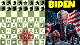 Biden's Chess army vs Dragon Army Battle using Fairy Stockfish