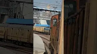 04816 Jodhpur Summer Special arriving at Ayodhya dham with ldh Wdg3a 😮🔥 #ayodhya #arrival #wdg3a
