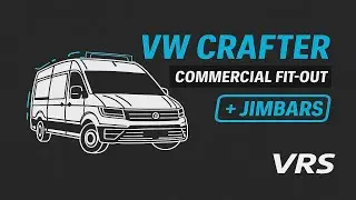 VW Crafter Van Racking | Polypropylene Lining + Beacon & Jimbars | VRS