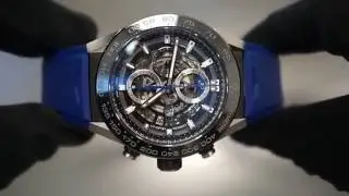 TAG Heuer Automatic Carrera Calibre Heuer 01 Skeleton Blue CAR2A1T.FT6052