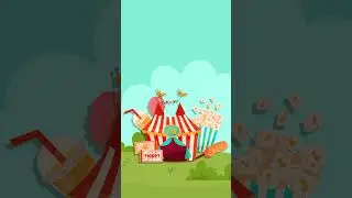 Free Looping Fun Fair Vertical Background Animation