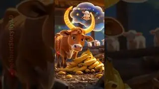 Cow🐄 and Bananas 🍌| Unique story😢| It was not theft but affection 😭 #cow #imotional #story