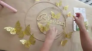 AMAZING Butterfly Wreath //Mine vs. Ross //bee DIY #2023 #subscribe