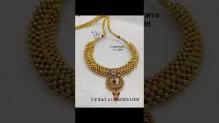kanthi by slgold kanthi set Contact us 8640051400  #jewellery #necklace #kanthi #desijewellery #gold