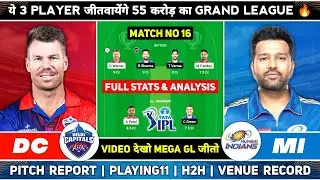 DC vs MI Dream11 Prediction | DC vs MI Dream11 Team | DC vs MI Dream11, MI vs DC Dream11 Prediction