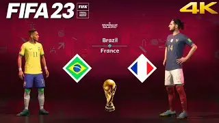 FIFA 23 - Brazil vs. France - FIFA World Cup Qatar Final | PS5&trade; Gameplay [4K 60FPS] Next Gen