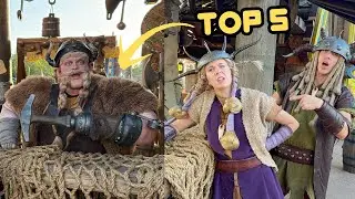 Top 5 How to Train Your Dragon Character Meets at Epic Universe