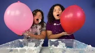 FIX THIS GIANT SLIME WITH GIANT BALLOONS CHALLENGE