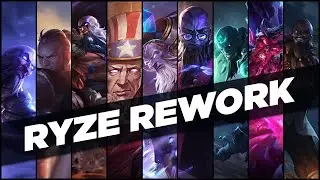 RYZE REWORK; Abilities, Gameplay, Splash Screens, Skins