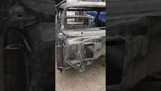 57 Chevy after acid dipping
