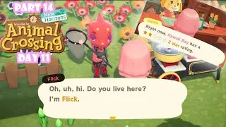 Meeting Flick, 2 Stars, & Wand! | Animal Crossing New Horizons | Lets Play Part 14 Day 11