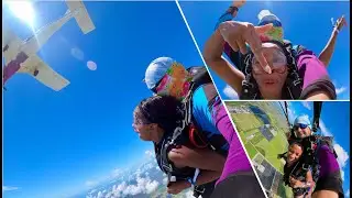MY FIRST TIME SKYDIVING @SKYDIVE MIAMI - SKYDIVING IN A WIG!!