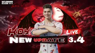 NEW BGMI 3.4 UPDATE 🤩 IS HERE | Bgmi Live |  HBD GOAT JONATHAN 🔥 | #Koytislive