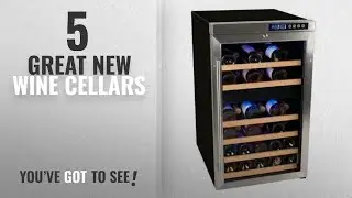 Top 10 Edgestar Wine Cellars [2018]: EdgeStar CWF340DZ 34 Bottle Wine Cooler with Compressor -