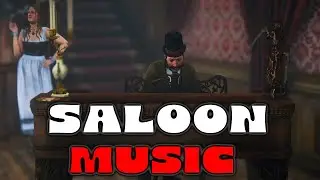 Saloon Piano Music 🎵 | ASMR Western Ambience | Red Dead Redemption 2