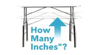 How Many Added Inches? (will your risers add to my table?) - Lift Your Table&reg; folding table risers