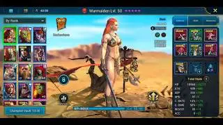 Raid Shadow Legends - Champion Warmaiden 5* solo