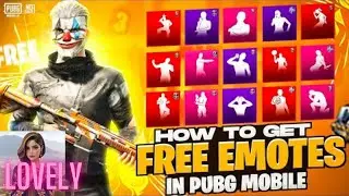 How To Get Free Emotes In Pubg Mobile | How To Get Free Old Emotes | BGMI