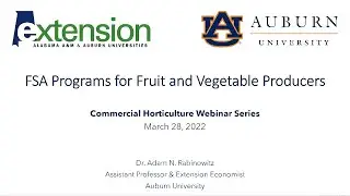 FSA Programs for Fruit and Vegetable Producers