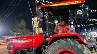 Mahindra Arjun me fiber hood fitting Jai Kishan tractor modified