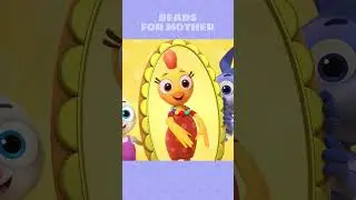 Surprise for Mother Hen 🥰 #songsforkids #cartoon #beadies
