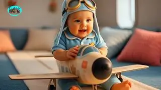 Tiny Titan Takes Off! 🍼✈️ Adorable Baby&rsquo;s First Airborne Adventure
